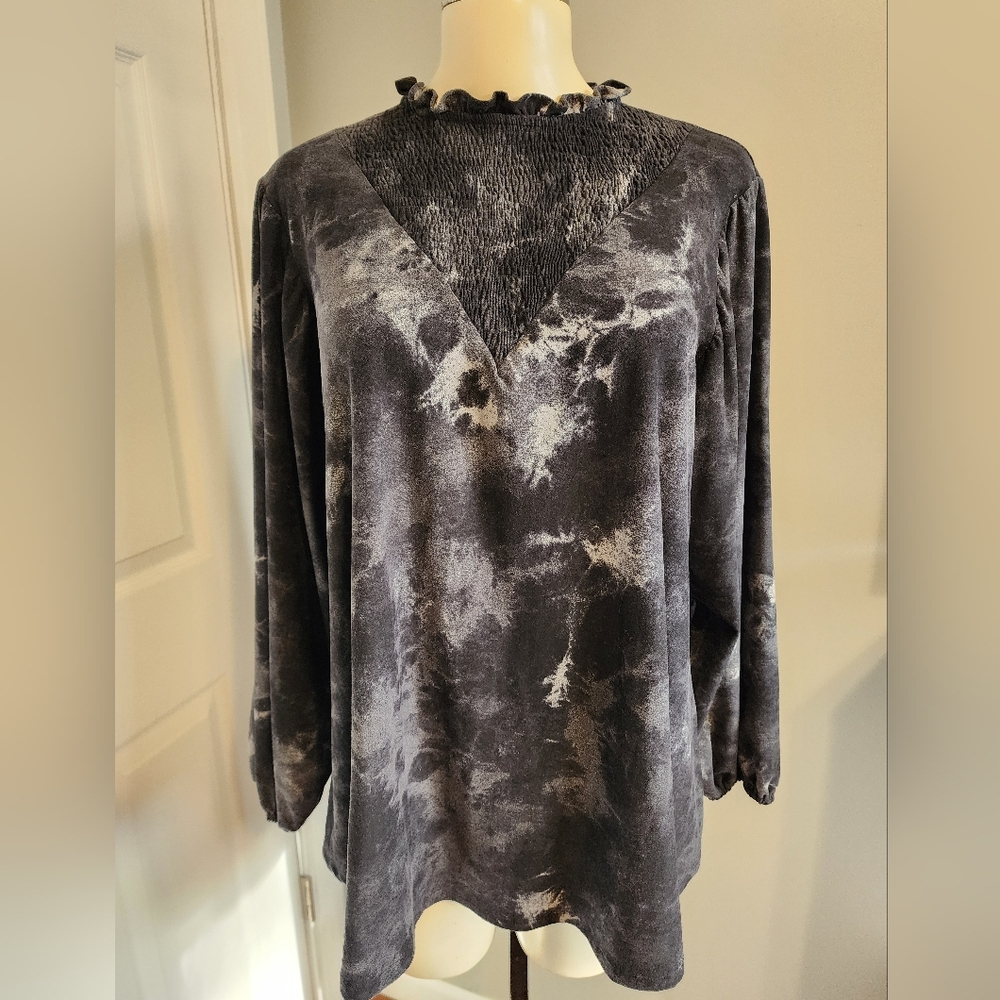 LuLaRoe Charcoal Tie-Dye